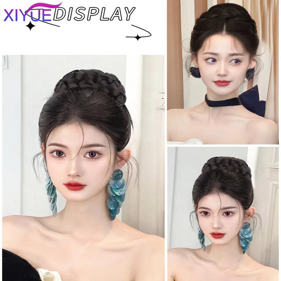 Perückenklemmclip Tausendgold Prinzessinnenkopf Hanfu Antiker chinesischer Stil Perücke Haarpfanne Haarknoten Perückentasche