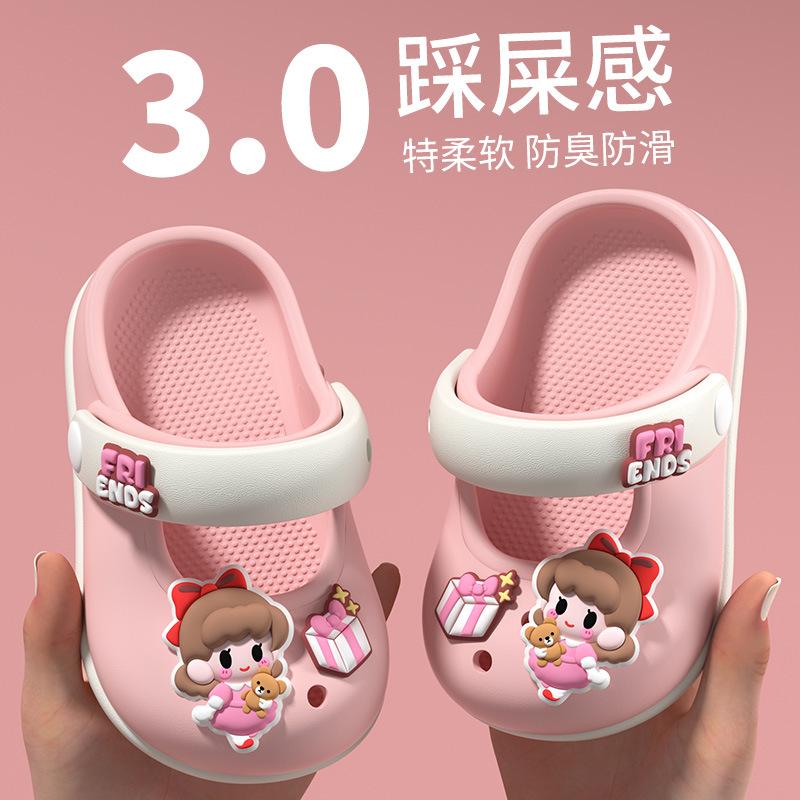 

Mary Jane children s clogs for girls in summer2026New non-slip outdoor sandals for girls and children, princess style 18-19