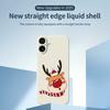 For iPhone 17 Case Deer Head Pattern Printing Straight Edge TPU Phone Back Cover