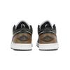 Jordan Air Jordan 1 Slip Resistant Abrasion Resistant Low Top Vintage Basketball Shoes Unisex Coffee 553558-152(Team210-)