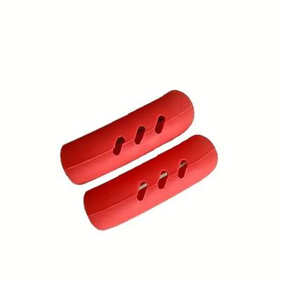 2Pcs Silikon Pan Griff Abdeckung Wärmedämmung Anti Verbrühungen Pan Clip Griff Abdeckung Küche Suppe Topf Fest Clip Silikon kochen