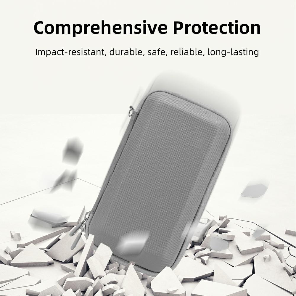 Bolsa de Armazenamento Portátil Para DJI Osmo Mobile 7/7 Pro PU Impermeável Bolsa de Mão Estojo Caixa Organizada