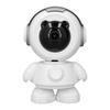 Câmera de segurança sem fio 1080P com sensor de movimento de rastreamento automático e visão noturna com controle por aplicativo em formato de robô
