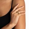 Yori Geometric Minimalist Zirconium Multi Finger Ring for Women Daily Fashion High Quality Jewelry Rust Prevention