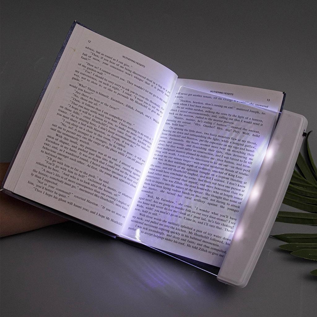 LED Flat Plate Reading Light Ultra-thin Eye Protection Creative Portable Study Tools High-definition Mirror Night Book Lights