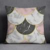 Nordic Luxury Geometric Texture Print Pillowcase Home Bedroom Room Decoration Office Seat Living Room Sofa Cushion Cover 45X45Cm