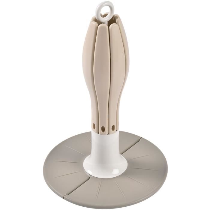 Egoutte-biberons pliable Flower - BEABA - Jusqu'à 8 biberons - Argile