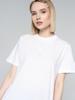 Summer T Shirts for Women Solid Casual Short Sleeves Tops 100% Cotton Oversize O Neck Tees