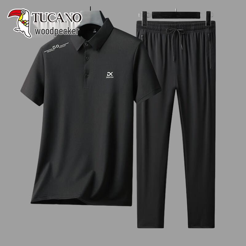 

TUCANO Men s Short Sleeve Polo & Long Pants Set XL