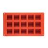 15 Cavity Square Silicone Molds Fondant Chocolate Molds Mousses Cake Decorating Tool Making Candle Soap Molds Easily Cleans