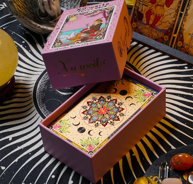 Witekin Gold Foil Tarot Cards: Complete Set for Beginners with Analysis