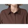 Fashion Single Breasted Solid Color Jackets Spring All Match Loose Casual Long Sleeve Pockets Coats Women's Clothing