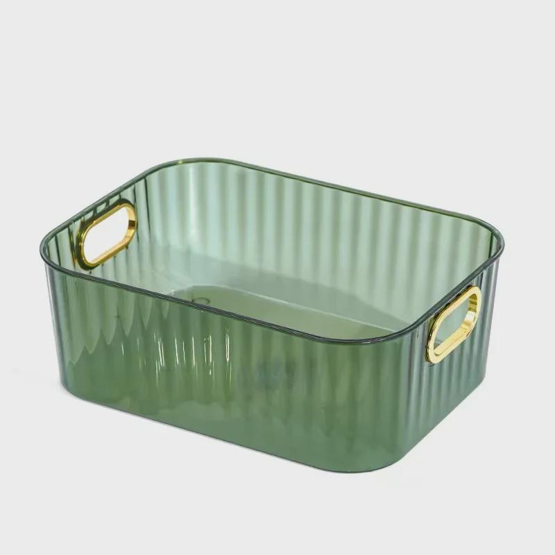 Acrylic Luxury Storage Box: Transparent, Large-Capacity, Multifunctional Organizer for Cosmetics and Daily Essentials