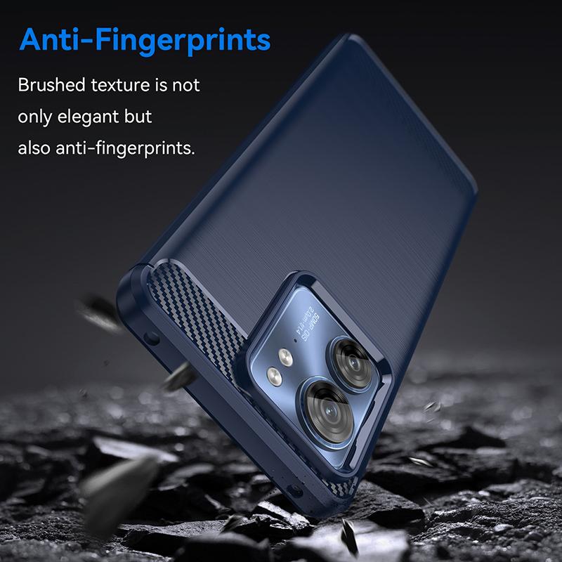 Luxury Carbon Fiber Shockproof Phone Case For Motorola Moto Edge 2023 Edge 5G 2024 Edge Plus Edge 20 Lite TPU Bumper Cases Cover