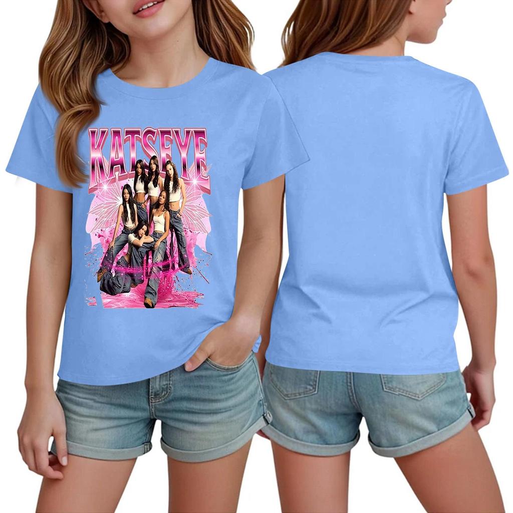 Kids Unisex Fashion Short Sleeve T-Shirt for Boys and Girls