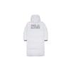 Fila Minimalist Hooded Windproof Warm Zipper Down Jacket Unisex Outerwear White FS2DJB4003X-OWH