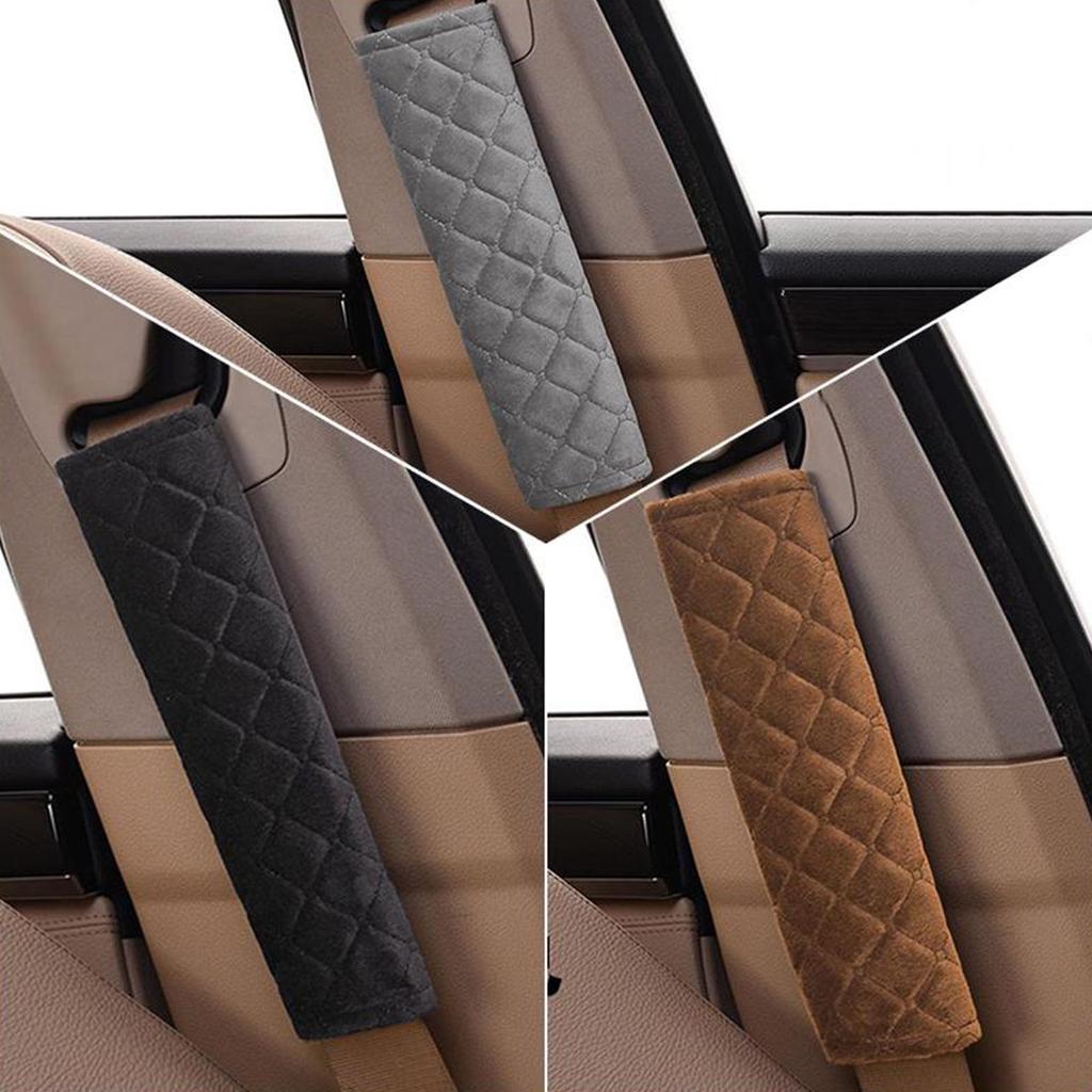 1pc Universal Car Safety Belt Cover Adjustable Seat Belt Cover Shoulder Strap Covers Car Shoulder Protector Pad Auto Accessories