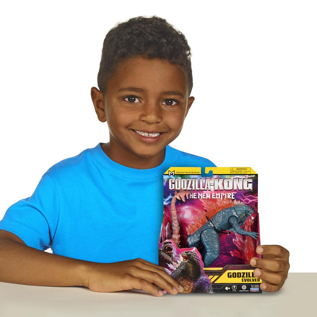 Playmates Toys Godzilla x Kong 6-inch Godzilla Evolution (with Heat Ray), 35202