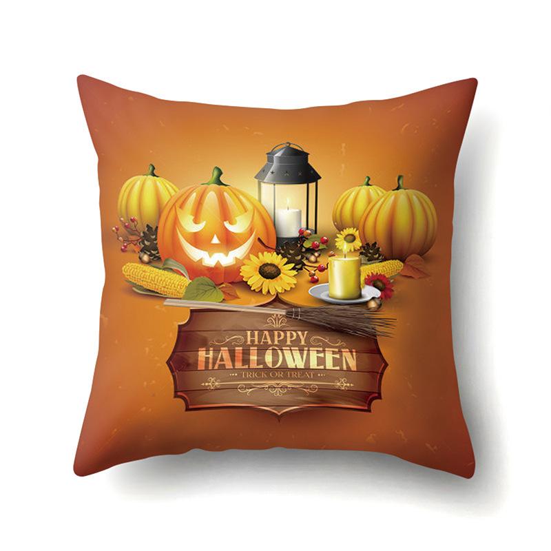 

Хэллоуин Наволочка Подушка для поясницы автомобиля Тыква Чехол для диванной подушки Офис Дом Гостиная Наволочка Pillow core not included