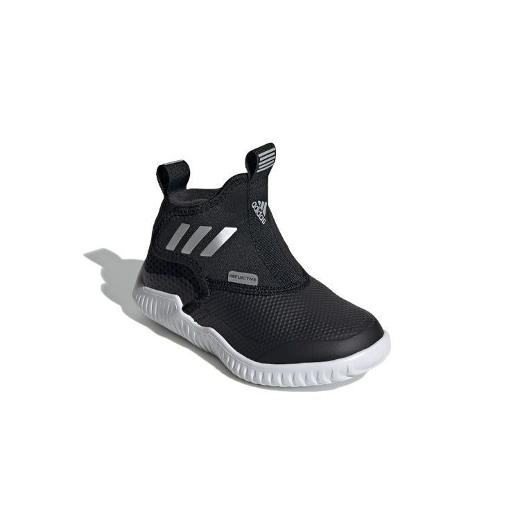 Adidas Rapidazen C Rdy C Non-Slip Mid-Top Kids Running Shoes Kids Running Shoes Black White FX9093