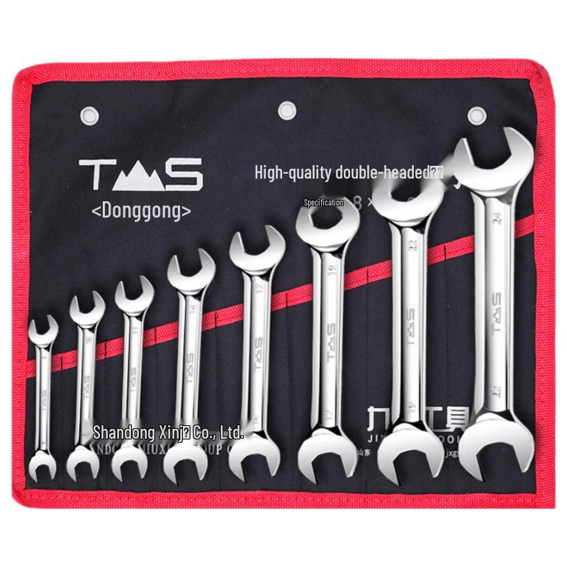 TS 8-Piece Double-Head Open-End Wrench Set