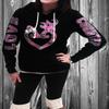 Premium Womens Long Sleeve Xmas Hoodie Sweatshirt Featuring Stylish Hooded Design