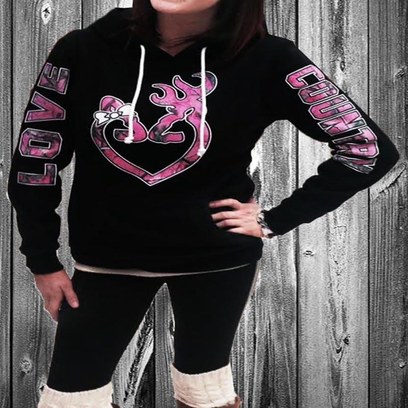 Premium Womens Long Sleeve Xmas Hoodie Sweatshirt Featuring Stylish Hooded Design