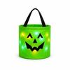 LED Halloween Wiaderko na Cukierki Duch Nadruk Halloweenowa Torba Tote Nowe Wiaderko Dynia Dzieci