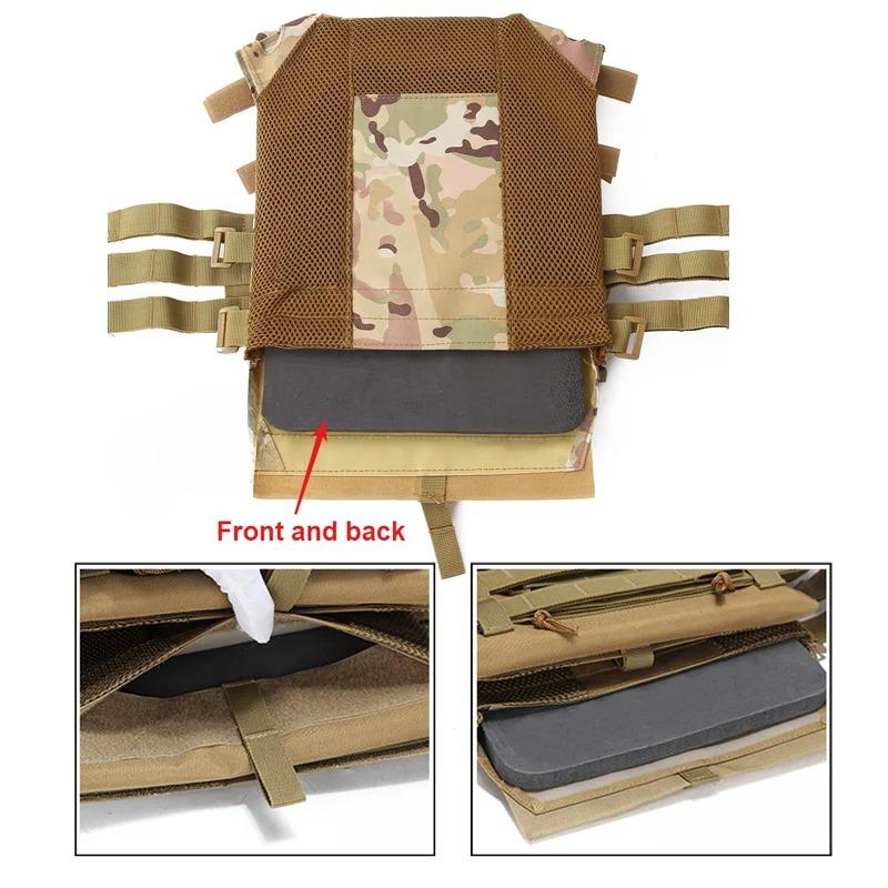 Taktische Weste Plate Carrier Molle Abnehmbares Design Kampfweste Outdoor Multifunktionale Taktische Weste Perfekt für den Dschungel