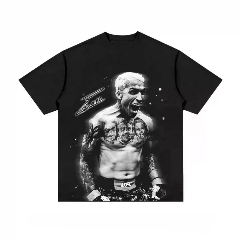 UFC Star Printed Cotton Tee 2026 New Y2k Fashion Style Unisex Unisex Unisex Casual Summer Streetwear Short Sleeve Tops