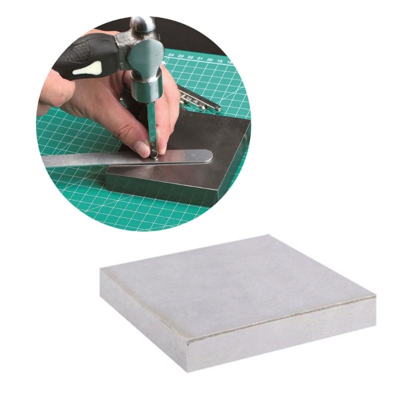Versatile Square Anvil Sturdy Iron Anvil for Precise Metalwork Metal Bench Block Square Workbenches for DIY Enthusiast