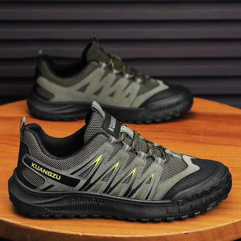 Labor insurance men's shoes mesh breathable comfortable sports travel shoes outdoor hiking mountaineering site shoes
