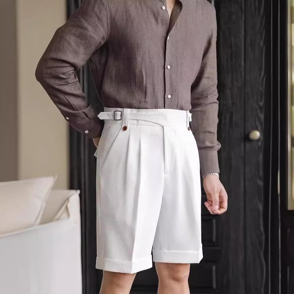 Men's Trendy Summer White Japanese-Style Stretch Shorts