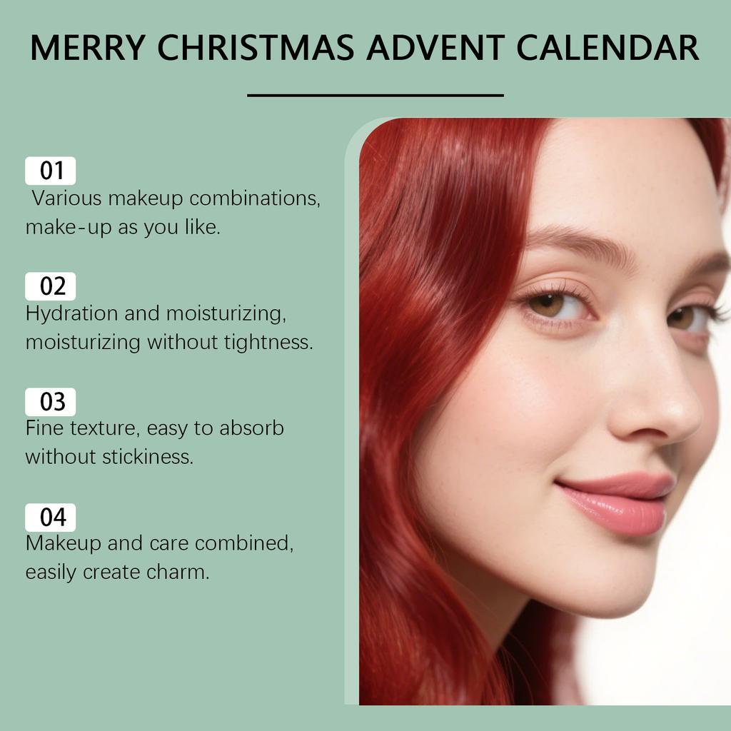 Christmas Beauty Countdown Blind Box Beauty Skin Care Moisturizing Facial Care Beauty Surprise Countdown Blind Box