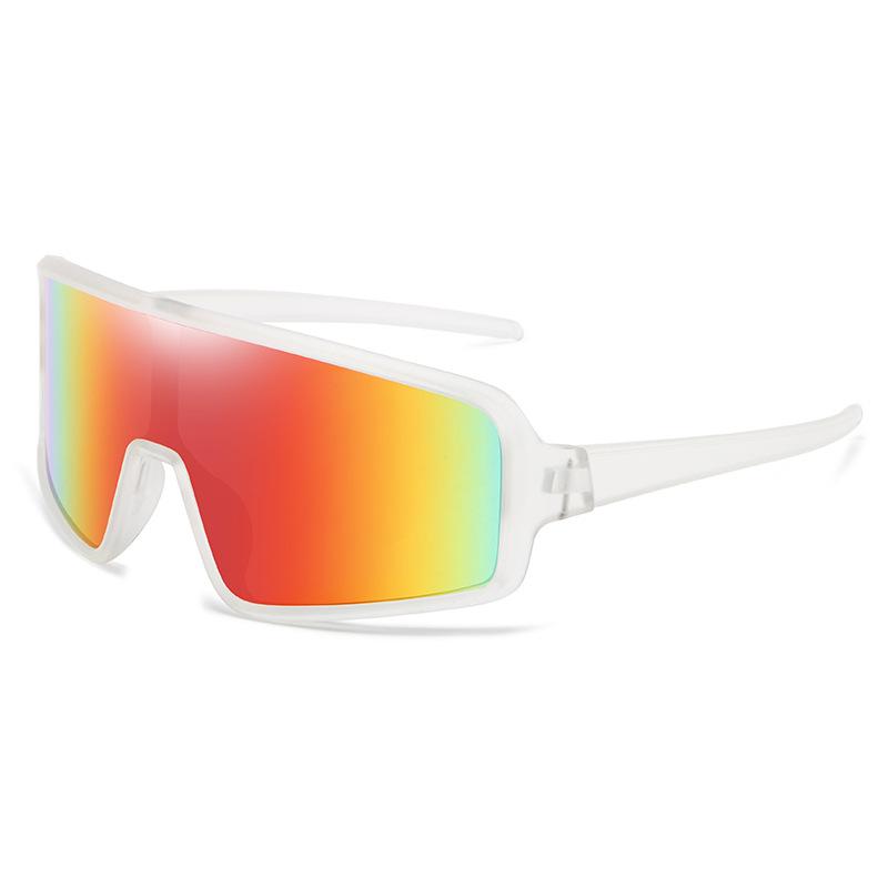

Fashion Oversized Red Sports Sunglasses Men Classic Black Big Sun Glasses Vintage Driving Hiking Goggle Unisex UV400 прозрачный красный