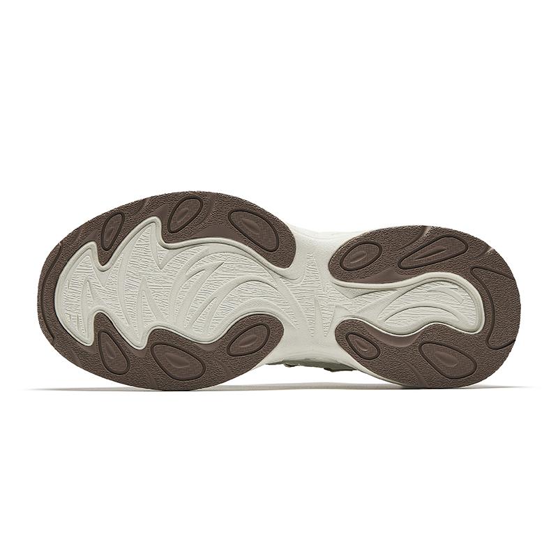 Anta Meteor 3 Wszechstronne Odporne na Ścieranie Amortyzujące Niskie Buty Taty Damskie sneakersy Khaki 122538851-4