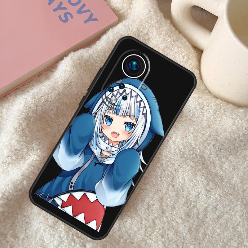 Anime Hololive Gawr Gura Case For Honor X9c X8a X8b X9b X9a X8 X9 50 70 90 Lite Honor 200 Lite Magic 5 6 7 Pro Coque