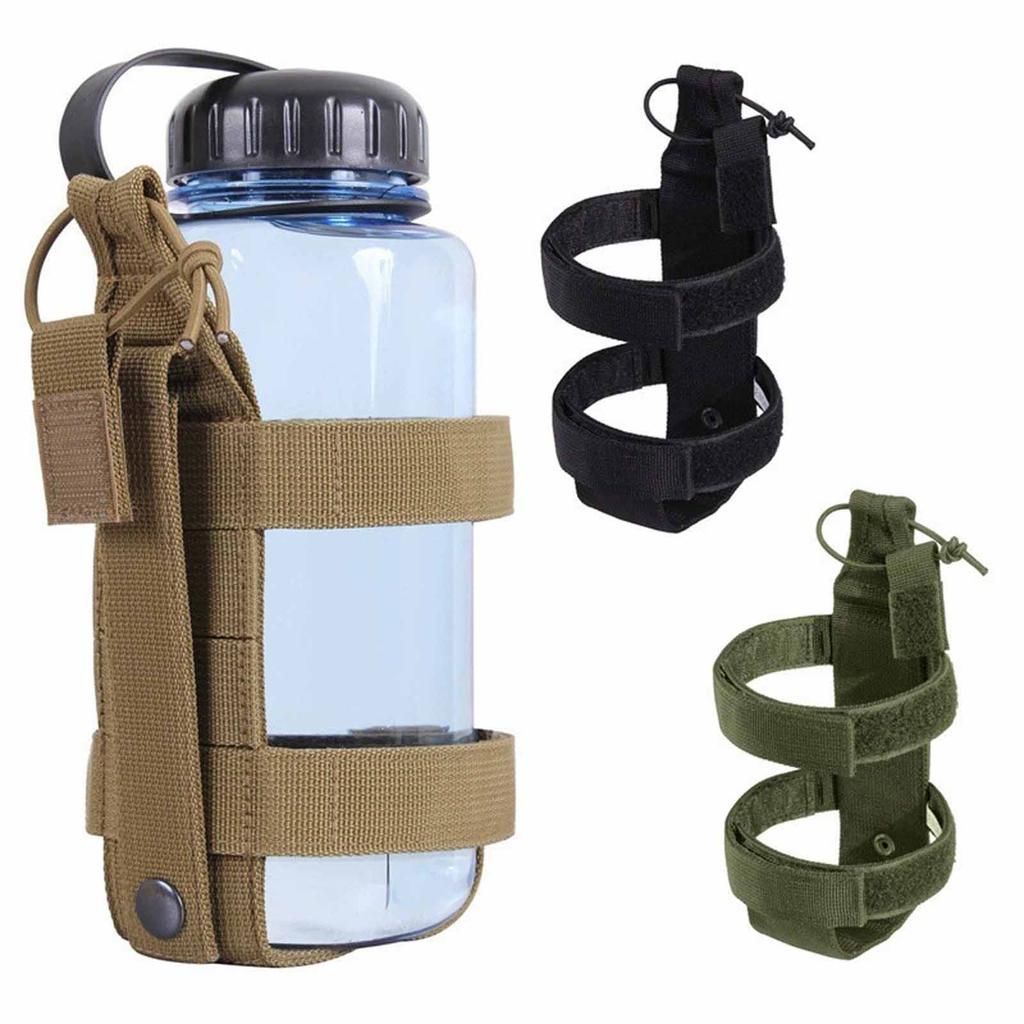 Military Water Bottle Carrier Bag – Portable Hiking Kettle Holder Pouch, Adjustable Outdoor Travel Bag for Camping, Backpack, Trekking,  Accessories