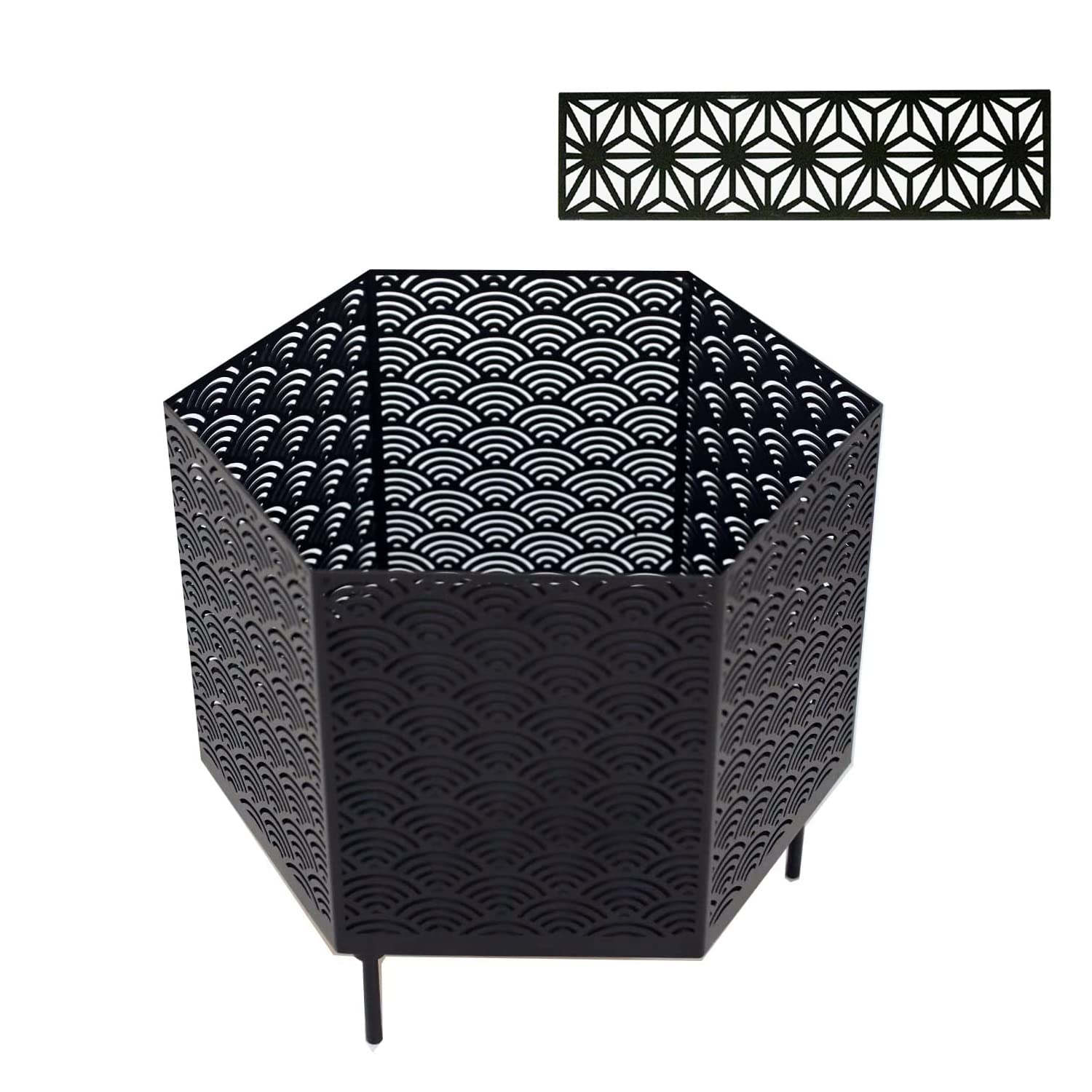 

Подставка для костра с японским узором Подставка для костра Горизонтальная верхняя пластина Сумка для хранения Набор S more 6-сторонний 6-сторонний & (Сейгаиха)