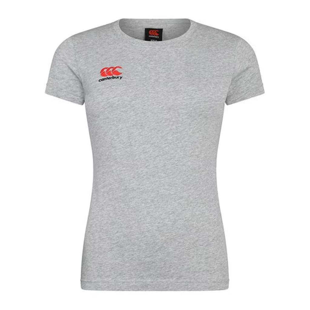 Canterbury Womens/Ladies Small Logo Cotton T-Shirt