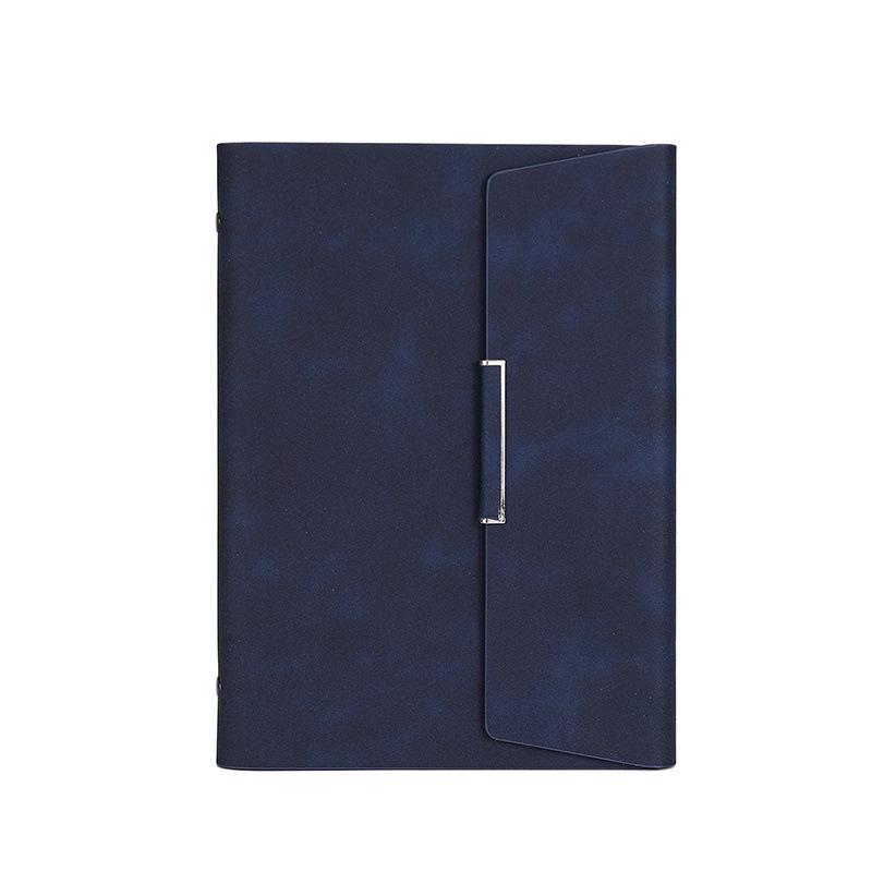 A5 Three-fold Notebook with Loose-leaf Sheets, Magnetic Closure, and Custom Gift Box - Business Diary with Personalized Designs