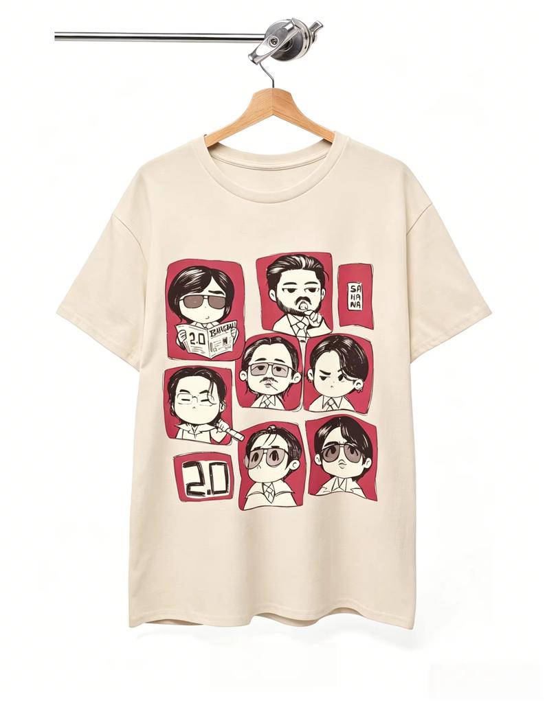 BTS 2.0 Arirang BTS 2026 World Tour Cute Group Pure Cotton Fan Gift Summer Men Women Street Style Y2K Loose Outfit Comfortable T-shirt