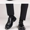 Men's British Style Business Leather Shoes - Comfortable, Versatile, Thick-Soled Formal Casual Footwear