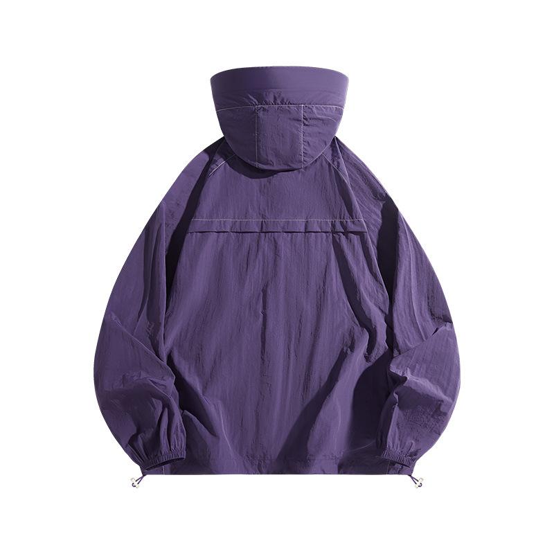 Light and Thin Sunscreen Clothing Men's Summer Waterproof and UV-proof Breathable and Cool Sunscreen Clothing Jacket Mountain Climbing Skin Clothing