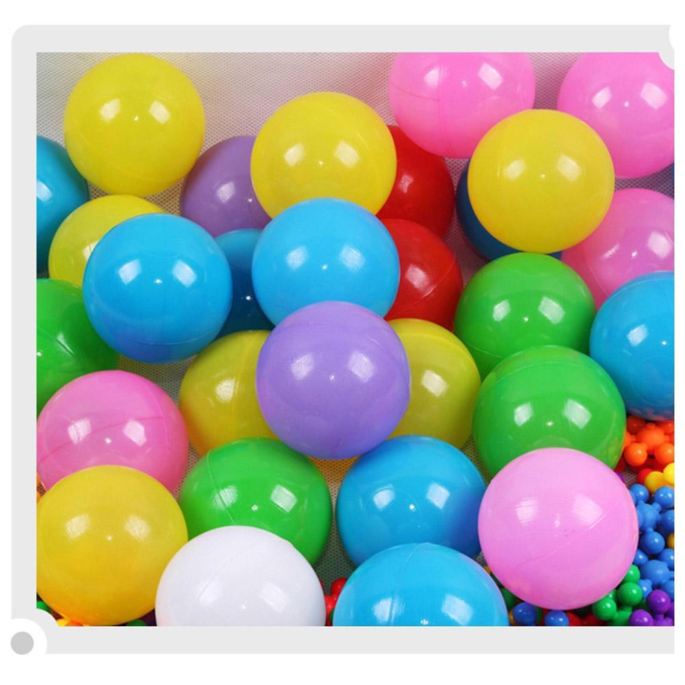 100 teile/satz Bunte Lustige Weiche Kunststoff Ozean Ball Set Baby Kinder Spielen Werkzeug (5,5 cm)
