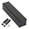 Aluminum Box Black Split Type Electronic Enclosure Cooling Case Instrument Housing Heat Dissipation Case 25x25x100mm