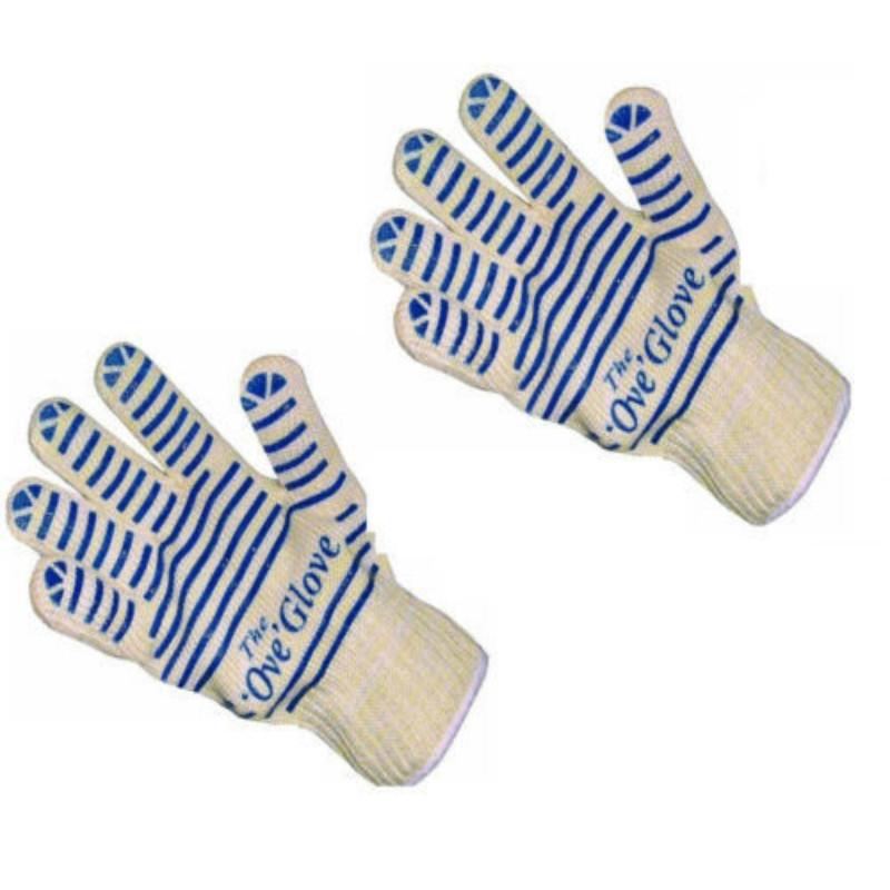 

High Temperature Resistant Oven Gloves With Silicone Grip For Kitchen Food Preparation And Barbecue