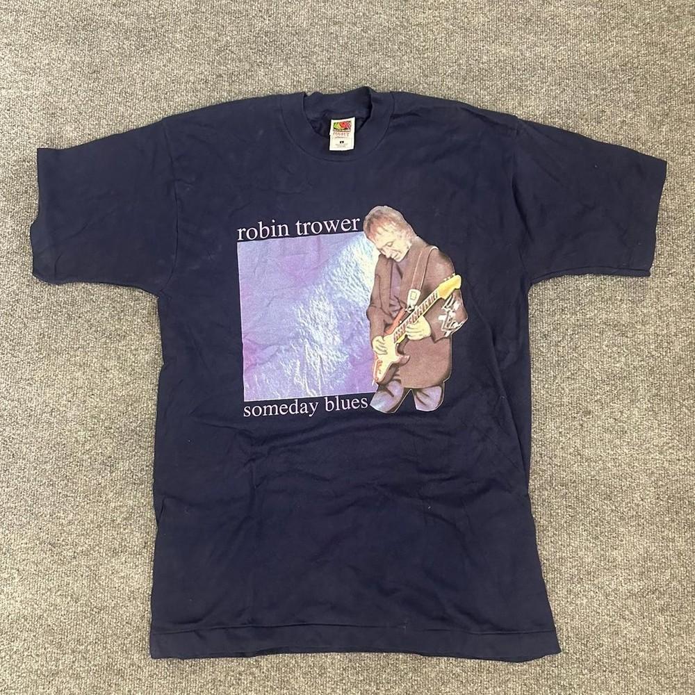 Robin Trower Someday Blues 1990s Navy Shirt Unisex Concert S-5XL LO426 Unisex T-Shirt S