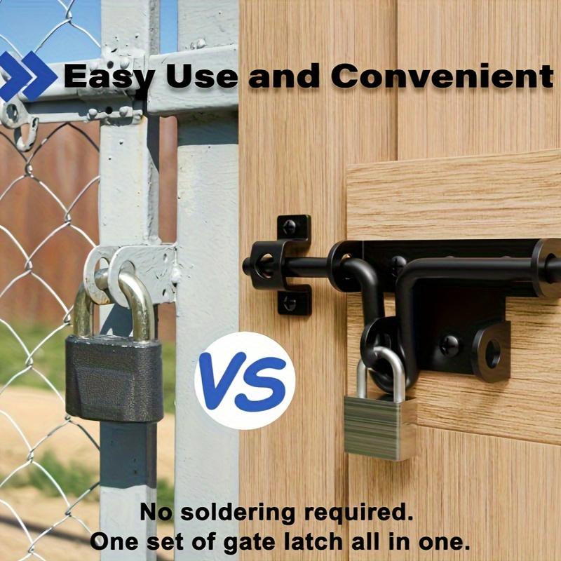 The New Slide Bolt Lock Door Window Catch for Outdoor Doors Sheds Barn Doors Cabinets Heavy Duty Solid Sliding Bolts Latch