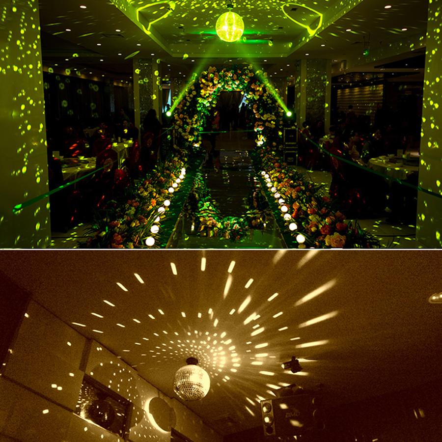 10/20/25/30CM Sliver Disco Mirror Ball & Motor & 10W RGB Beam Pinspot Lamp Reflective Disco Ball For Wedding Party Stage Decor